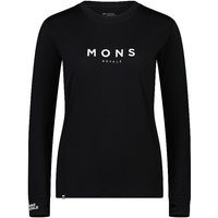 MONS ROYALE Damen Funktionsshirt Yotei Classics schwarz | M von Mons Royale