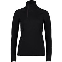 MONS ROYALE Damen Unterzieh Zipshirt Olympus schwarz | L von Mons Royale