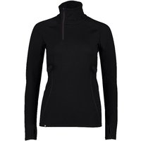 MONS ROYALE Damen Unterzieh Zipshirt Olympus schwarz | M MONS ROYALE Damen Unterzieh Zipshirt Olympus schwarz | M von Mons Royale