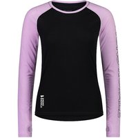 MONS ROYALE Damen Unterziehshirt Bella Tech Halfzip lila | L von Mons Royale