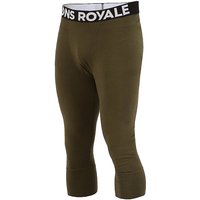 MONS ROYALE Herren 3/4 Legging Cascade Merino Flex 200 olive | L von Mons Royale