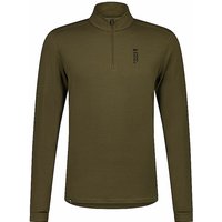 MONS ROYALE Herren Funktions Zipshirt Cascade Maerino Flex 200 olive | L von Mons Royale