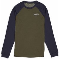 MONS ROYALE Herren Funktionsshirt Icon Raglan olive | L von Mons Royale