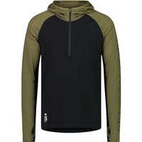 MONS ROYALE Herren Zipshirt Temple Tech Hoodie olive | S MONS ROYALE Herren Zipshirt Temple Tech Hoodie olive | S von Mons Royale