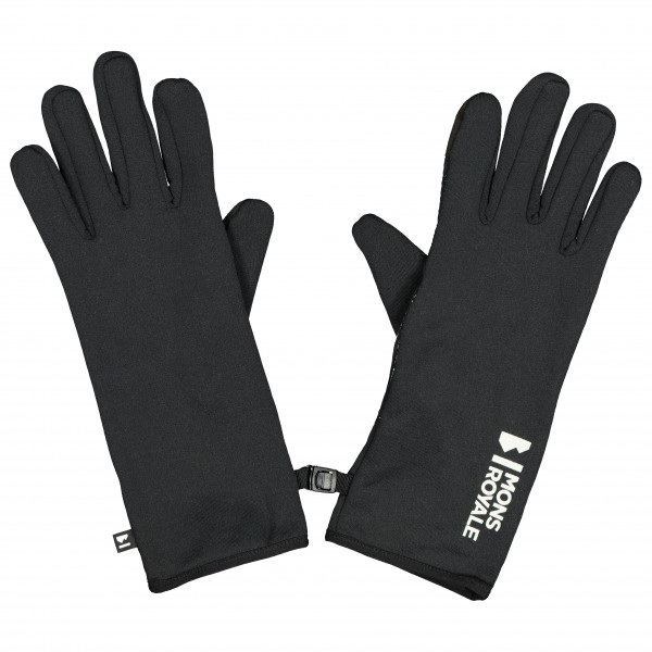 Mons Royale - Amp Wool Fleece Glove - Handschuhe Gr L schwarz von Mons Royale