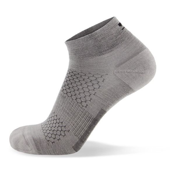Mons Royale - Atlas Merino Ankle Sock - Merinosocken Gr 42-44 - L grau von Mons Royale