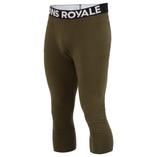 Mons Royale - Cascade Merino Flex 200 3/4 Legging - Merinounterwäsche Gr L braun von Mons Royale