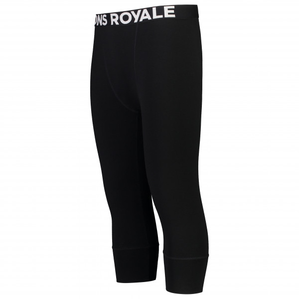 Mons Royale - Cascade Merino Flex 200 3/4 Legging - Merinounterwäsche Gr M schwarz von Mons Royale