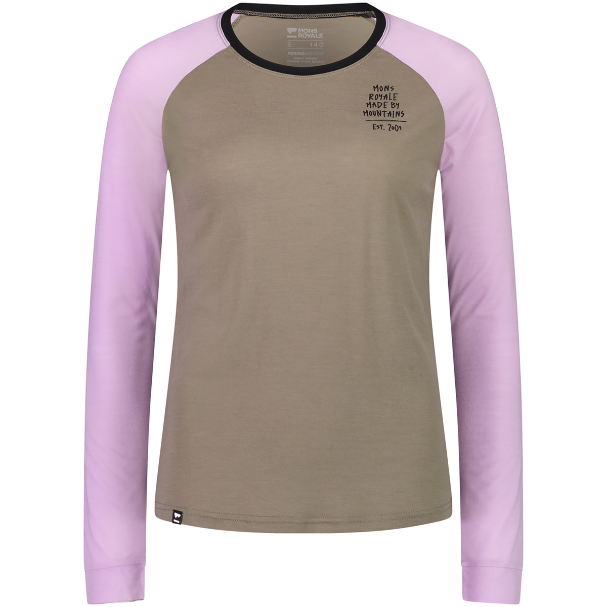 Mons Royale Damen Icon Raglan Longsleeve Mons Royale Damen Icon Raglan Longsleeve von Mons Royale