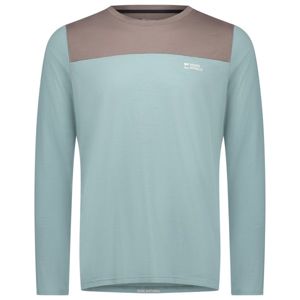 Mons Royale - Diversion Merino Bike Jersey L/S - Velotrikot Gr L türkis von Mons Royale