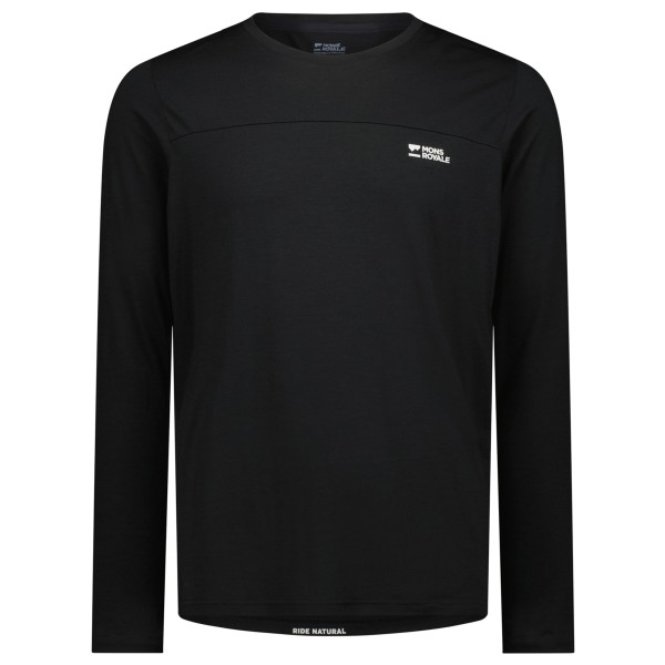 Mons Royale - Diversion Merino Bike Jersey L/S - Velotrikot Gr S schwarz von Mons Royale