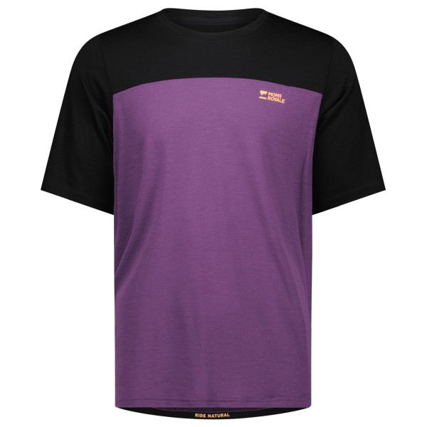 Mons Royale - Diversion Merino Bike Jersey S/S - Velotrikot Gr S lila von Mons Royale