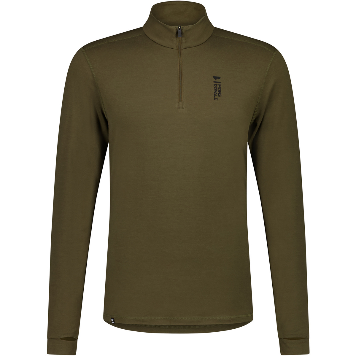 Mons Royale Herren Cascade Flex 200 1/4 Zip Longsleeve von Mons Royale