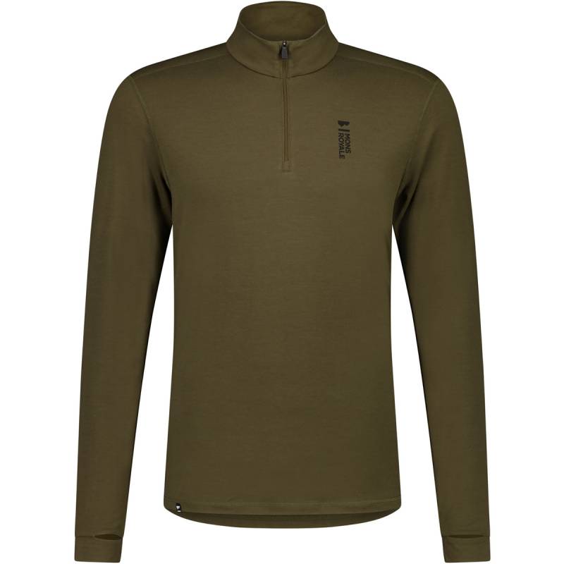 Mons Royale Herren Cascade Flex 200 1/4 Zip Longsleeve von Mons Royale