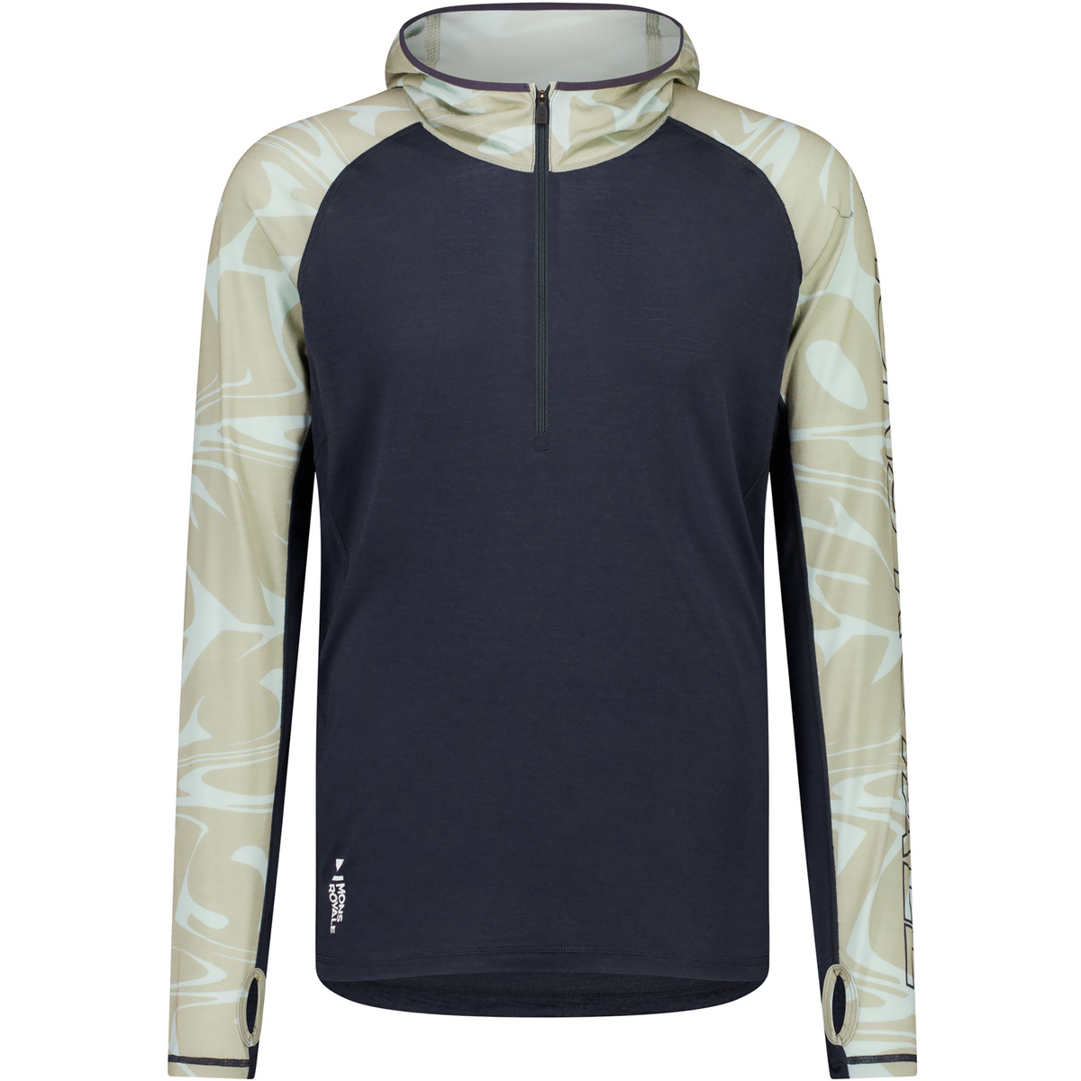 Mons Royale Herren Temple Tech Hood Longsleeve von Mons Royale