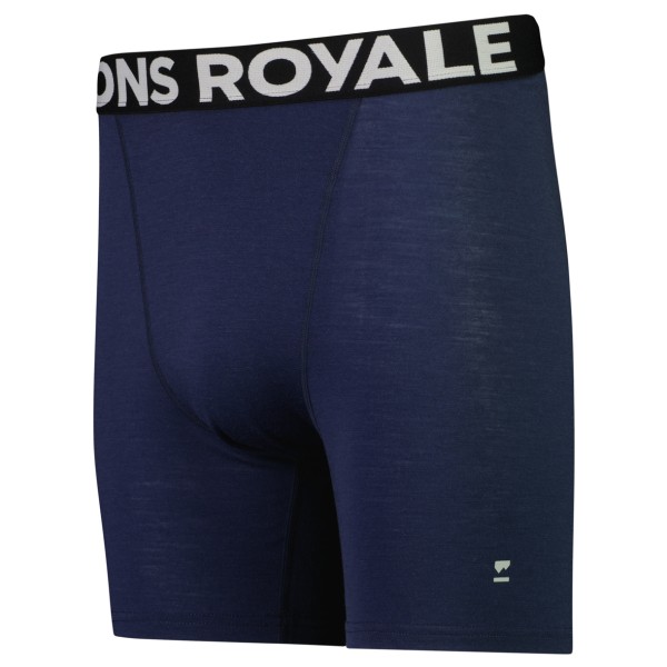 Mons Royale - Hold 'em Boxer - Merinounterwäsche Gr L blau von Mons Royale