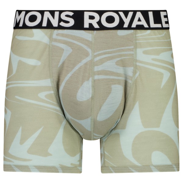 Mons Royale - Hold 'em Shorty Boxer - Merinounterwäsche Gr L grau von Mons Royale