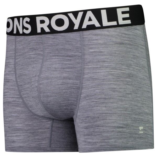 Mons Royale - Hold 'em Shorty Boxer - Merinounterwäsche Gr XL grau von Mons Royale