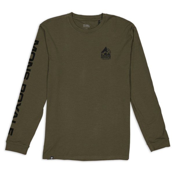Mons Royale - Icon Merino Air-Con L/S - Merinoshirt Gr 3XL;L;M;S;XL;XXL grau;schwarz von Mons Royale