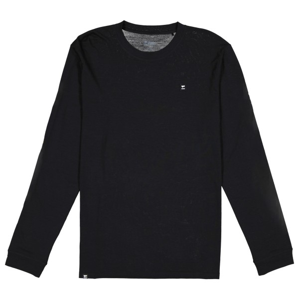 Mons Royale - Icon Merino Air-Con L/S - Merinoshirt Gr L schwarz von Mons Royale