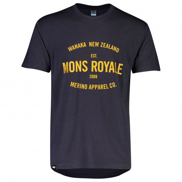 Mons Royale - Icon - T-Shirt Gr L;M;S;XL;XS;XXL blau;schwarz Mons Royale - Icon - T-Shirt Gr L;M;S;XL;XS;XXL blau;schwarz von Mons Royale