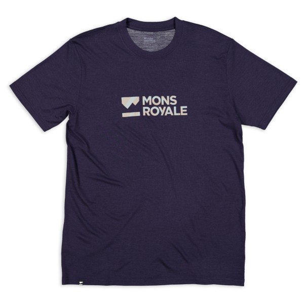 Mons Royale - Icon - T-Shirt Gr L blau von Mons Royale