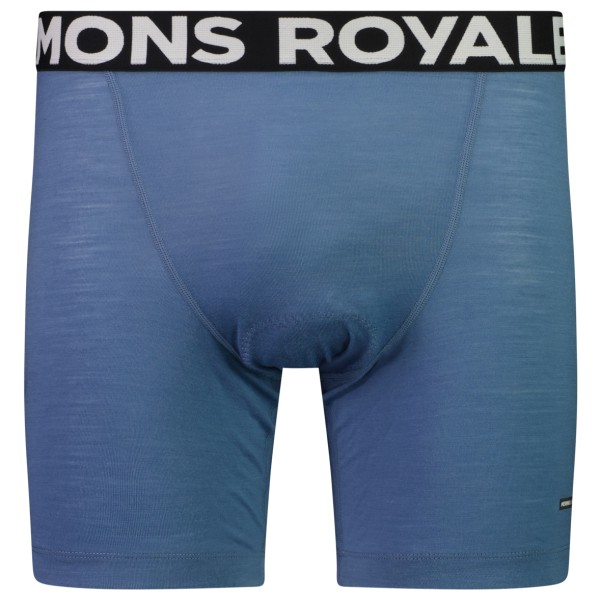 Mons Royale - Low Pro Merino Air-Con MTB Liner - Velounterhose Gr M blau von Mons Royale