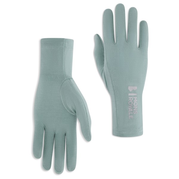 Mons Royale - Olympus Glove Liner - Handschuhe Gr L;M;S;XL schwarz;türkis von Mons Royale