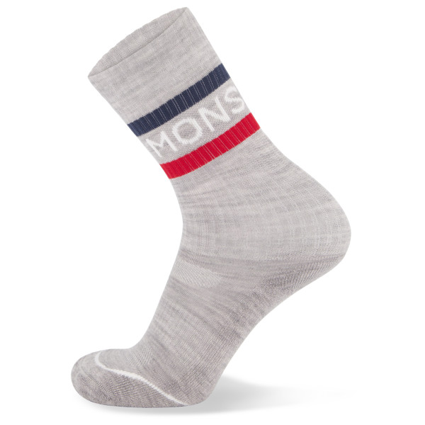 Mons Royale - Signature Crew Sock - Velosocken Gr M - EU: 39-41 grau Mons Royale - Signature Crew Sock - Velosocken Gr M - EU: 39-41 grau von Mons Royale
