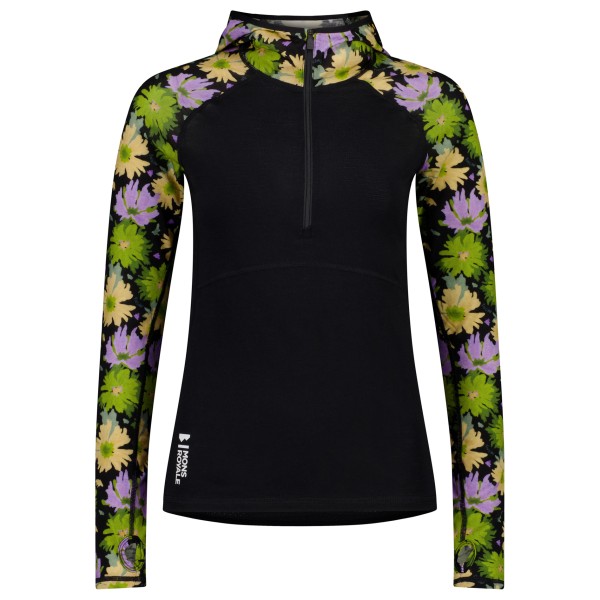 Mons Royale - Women's Bella Tech Hood - Merinounterwäsche Gr L;S;XL schwarz von Mons Royale