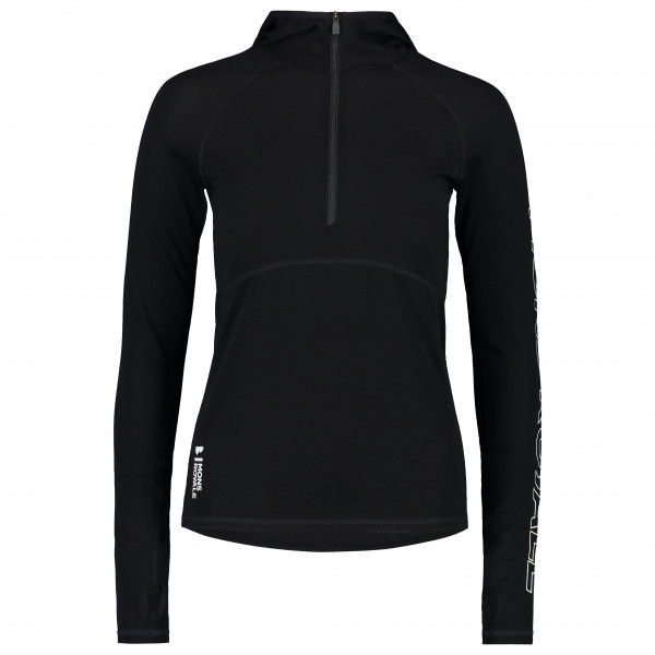 Mons Royale - Women's Bella Tech Hood - Merinounterwäsche Gr L schwarz von Mons Royale