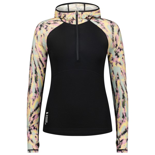 Mons Royale - Women's Bella Tech Hood - Merinounterwäsche Gr S schwarz von Mons Royale