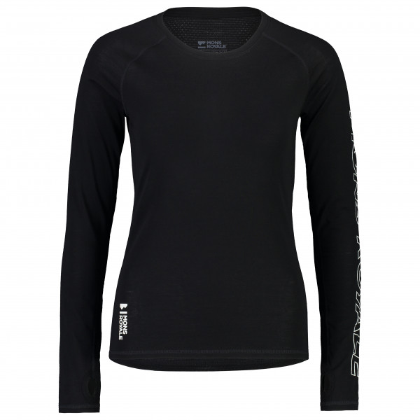 Mons Royale - Women's Bella Tech L/S - Merinounterwäsche Gr L schwarz von Mons Royale