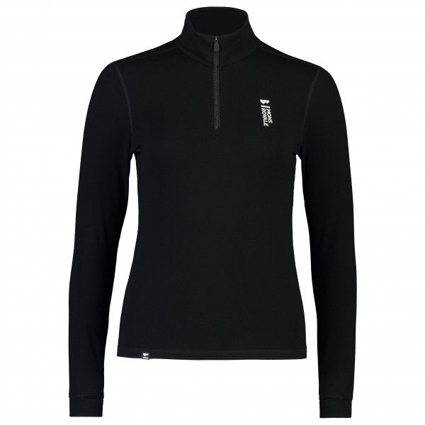 Mons Royale - Women's Cascade Merino Flex 200 1/4 Zip - Merinounterwäsche Gr L schwarz von Mons Royale