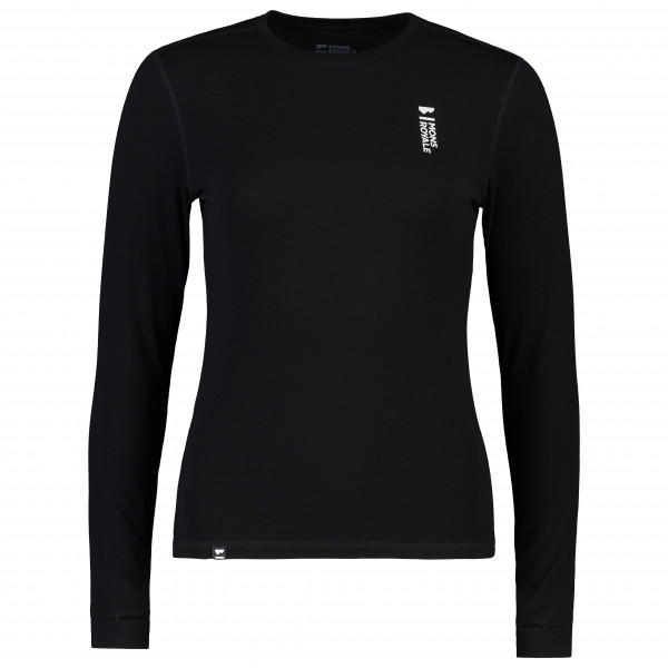 Mons Royale - Women's Cascade Merino Flex 200 L/S - Merinounterwäsche Gr L schwarz von Mons Royale