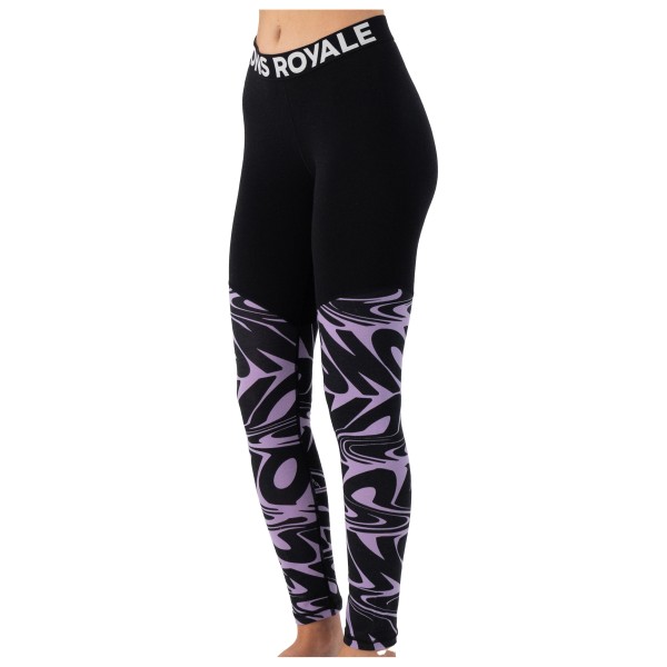 Mons Royale - Women's Cascade Merino Flex 200 Legging - Merinounterwäsche Gr L schwarz von Mons Royale