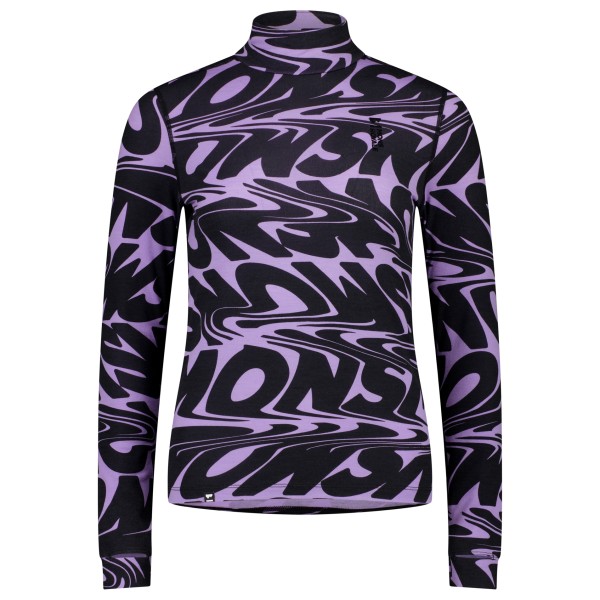 Mons Royale - Women's Cascade Mock Neck L/S - Merinounterwäsche Gr L;M;S;XL;XS blau;schwarz von Mons Royale