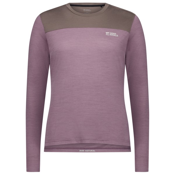 Mons Royale - Women's Diversion Merino Bike Jersey L/S - Velotrikot Gr L rosa Mons Royale - Women's Diversion Merino Bike Jersey L/S - Velotrikot Gr L rosa von Mons Royale