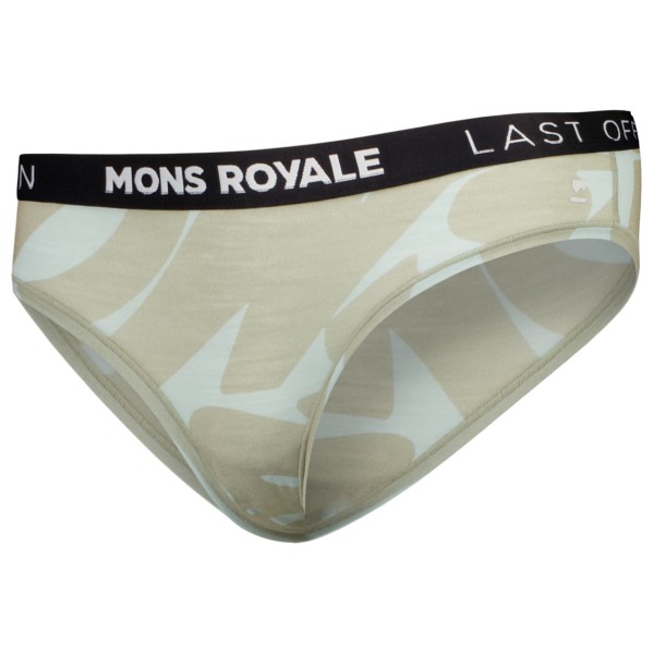 Mons Royale - Women's Folo Brief - Merinounterwäsche Gr L grau von Mons Royale