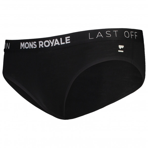 Mons Royale - Women's Folo Brief - Merinounterwäsche Gr S schwarz von Mons Royale