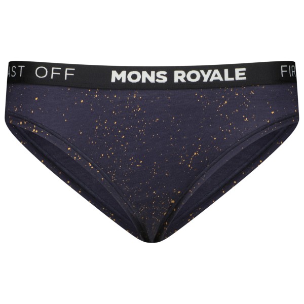 Mons Royale - Women's Folo Merino Briefs - Merinounterwäsche Gr M blau von Mons Royale