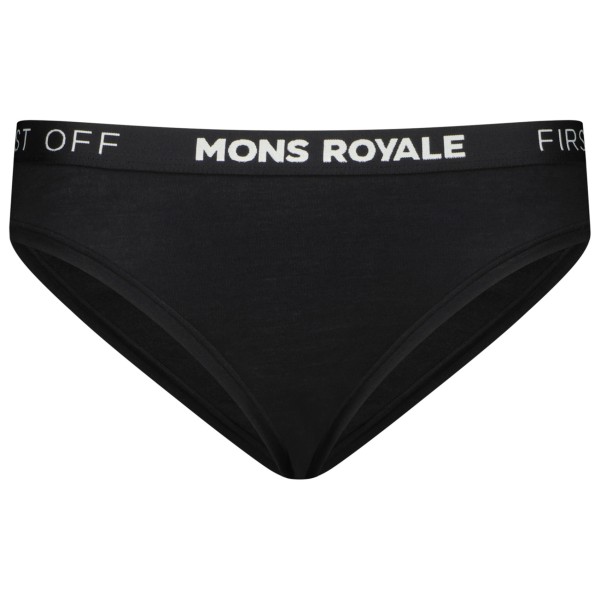 Mons Royale - Women's Folo Merino Briefs - Merinounterwäsche Gr M schwarz von Mons Royale