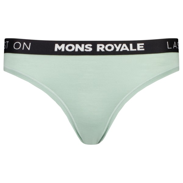 Mons Royale - Women's Merino Thong - Merinounterwäsche Gr L;M;S;XL;XS schwarz von Mons Royale