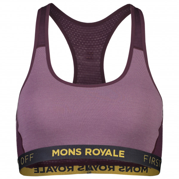 Mons Royale - Women's Sierra Sports Bra - Sport-BH Gr M;XS schwarz von Mons Royale