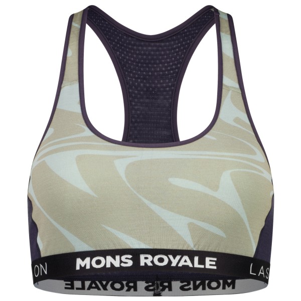 Mons Royale - Women's Sierra Sports Bra - Sport-BH Gr L grau von Mons Royale