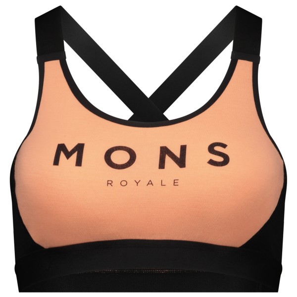 Mons Royale - Women's Stella X-Back Bra - Sport-BH Gr L schwarz Mons Royale - Women's Stella X-Back Bra - Sport-BH Gr L schwarz von Mons Royale