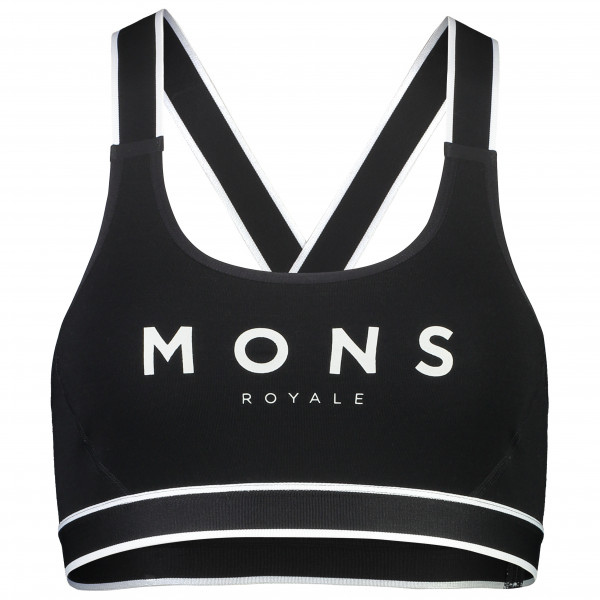 Mons Royale - Women's Stella X-Back Bra - Sport-BH Gr M schwarz Mons Royale - Women's Stella X-Back Bra - Sport-BH Gr M schwarz von Mons Royale