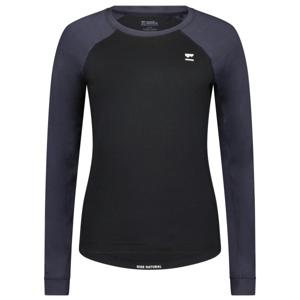 Mons Royale - Women's Tarn Merino L/S - Merinolongsleeve Gr L schwarz von Mons Royale