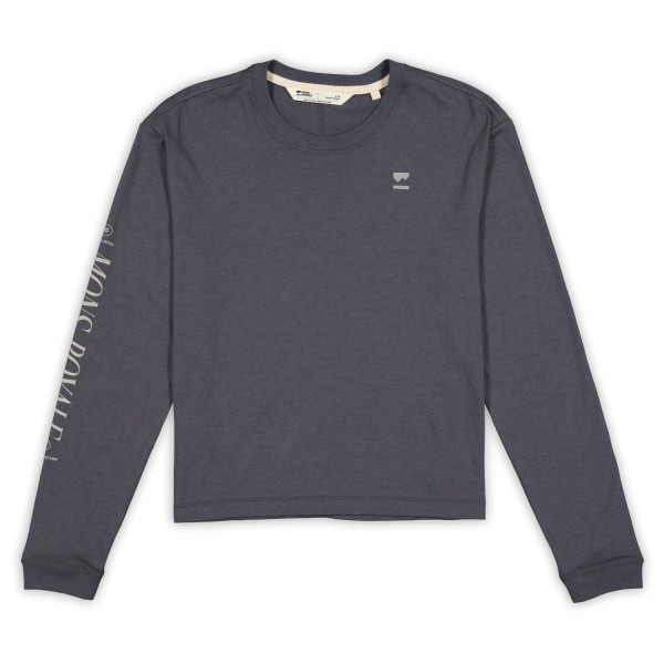 Mons Royale - Women's Yonder Merino Organic Cotton L/S - Longsleeve Gr S blau von Mons Royale