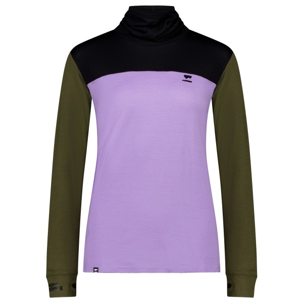 Mons Royale - Women's Yotei High Neck - Merinounterwäsche Gr L;M;S;XL;XS braun;lila von Mons Royale